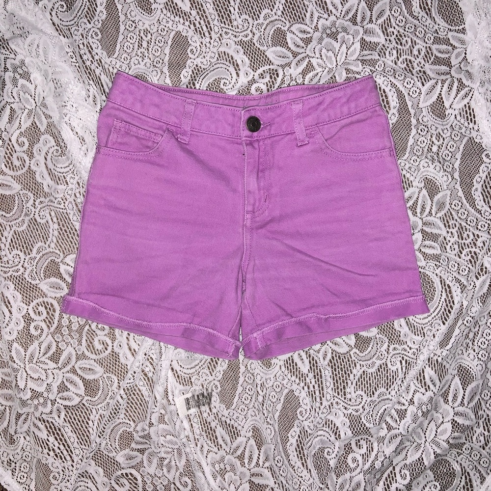 Purple shorts